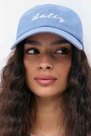 Gina Tricot Washed cotton cap - lippikset - Sininen - ONESIZE - Naiset
