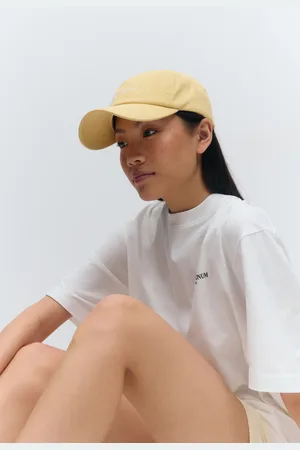 Gina Tricot Washed cotton cap - lippikset - Keltainen - ONESIZE - Naiset