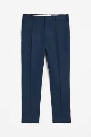 H&M Pellavaiset puvunhousut Slim Fit