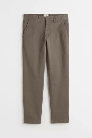 H&M Miehet Kapeat - Puuvillachinot Slim Fit