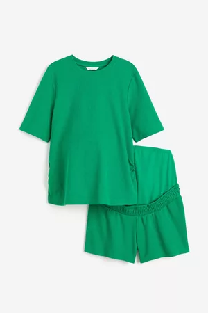 H&M Naiset Setit - MAMA Vohvelitrikoinen setti