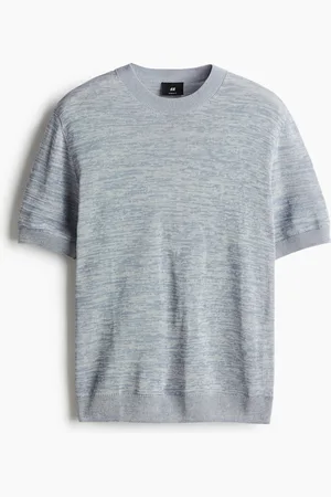 H&M Tiheäneuloksinen T-paita Regular Fit