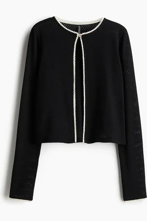 H&M Nirkkoreunainen pointelle-neuletakki