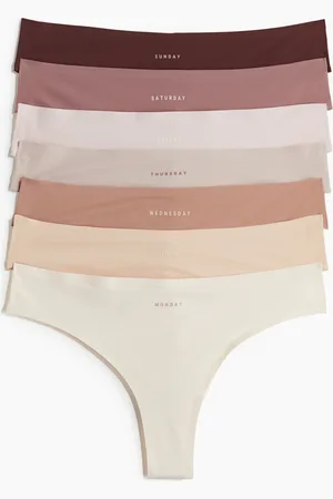 H&M 7 kpl mikrokuituisia brazilian-alushousuja