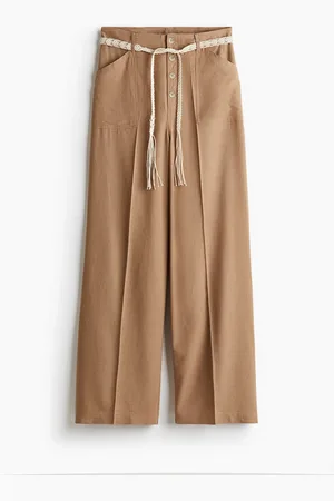 H&M Solmuvöiset pellavasekoitteiset housut