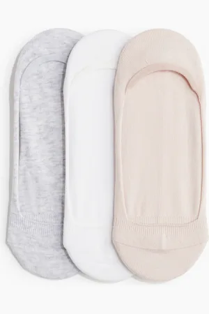 H&M 3 paria varrettomia sukkia