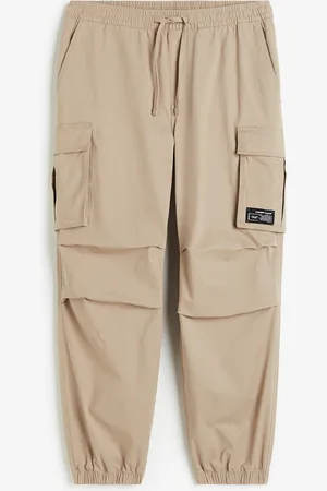 H&M Puuvillaiset cargojoggersit Relaxed Fit