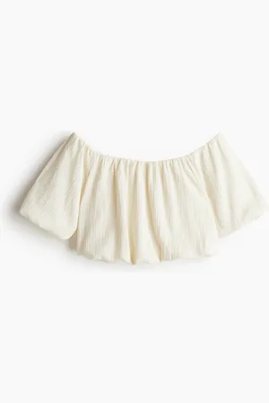 H&M Cropped off-the-shoulder top