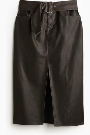 H&M Patinoidun näköinen vyöllinen hame