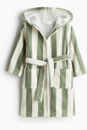 H&M Puuvillafroteinen aamutakki