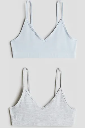 H&M 2 kpl lyhyitä v-aukkoisia toppeja