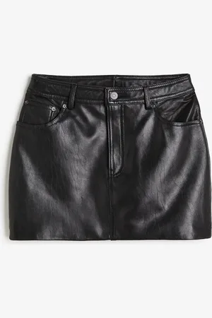 H&M Nahkainen minihame
