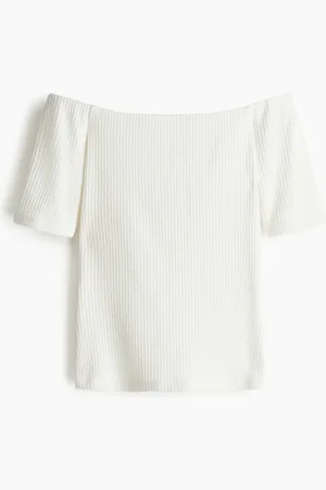 H&M Off shoulder -ribbineulepusero