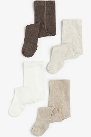 H&M 4 kpl neulesukkahousuja
