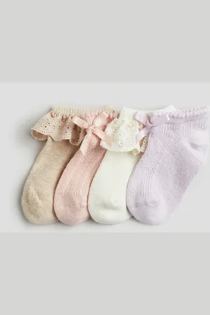 H&M 4 paria varrettomia sukkia