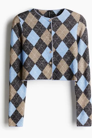 H&M Lyhyt tiheäneuloksinen takki