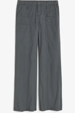 H&M Cargohousut puuvillakanvaasia