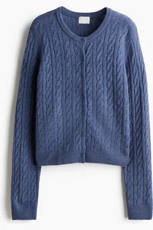 H&M Palmikkoneuletakki