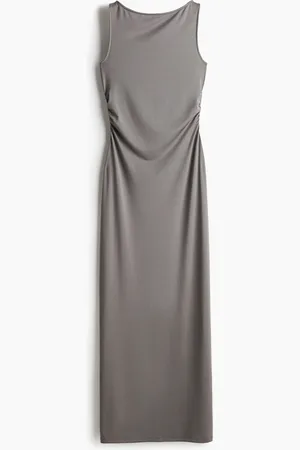 H&M Poimutettu bodycon-maksimekko