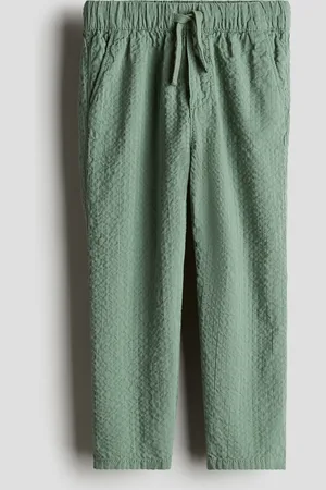H&M Puuvillaiset seersucker-housut