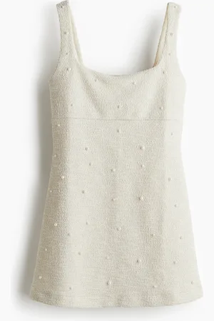 H&M Helmikoristeinen bukleemekko