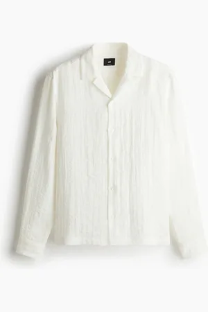 H&M Jakardikankainen laakakauluspaita Regular Fit