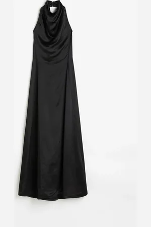 H&M Silkkisekoitteinen halterneck-mekko