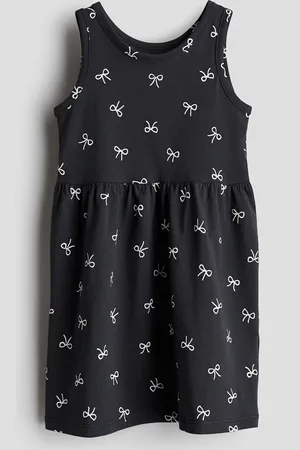 H&M Kuviollinen puuvillamekko