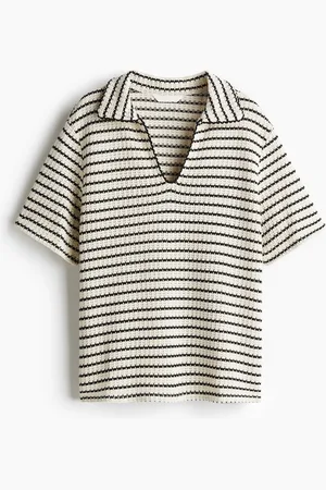 H&M Kauluksellinen kuvioneulepusero