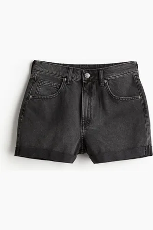 H&M Korkeavyötäröiset farkkushortsit