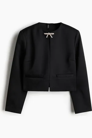 H&M Rusettikoristeinen takki