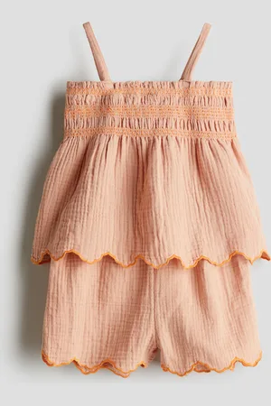 H&M Kaksiosainen puuvillamusliininen setti