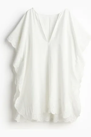 H&M Broderie anglaise -rantakaftaani