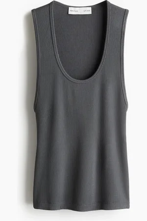 H&M Ribattu viskoositoppi
