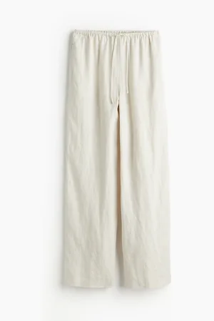 H&M Väljät pellavahousut