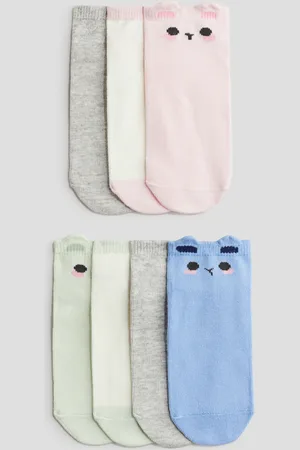 H&M 7 paria varrettomia sukkia