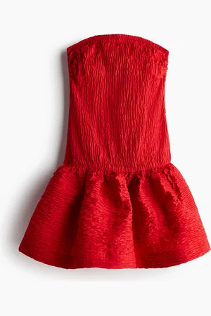 H&M Smokkirypytetty bandeau-mekko