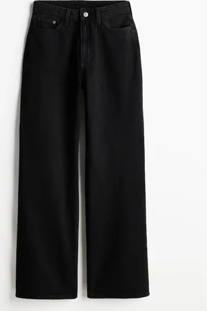 H&M Curvy Fit Wide Ultra High Jeans