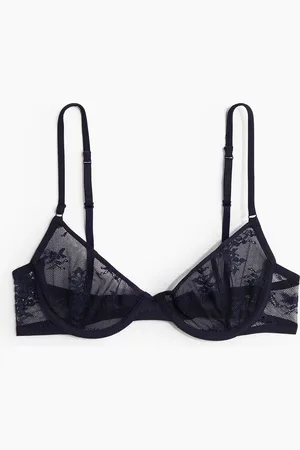 H&M Pehmustamattomat kaarituelliset pitsirintaliivit