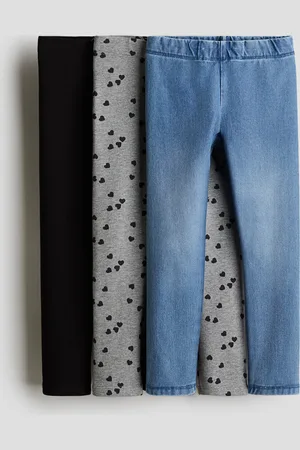 H&M 3 kpl puuvillaleggingsejä