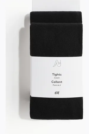 H&M 2 kpl ohuita neulesukkahousuja