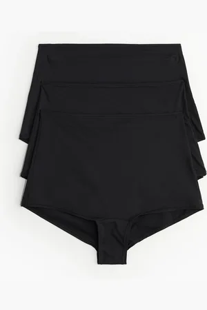 H&M 3 kpl mikrokuituisia shortie-alushousuja