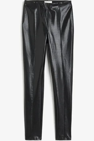 H&M Pinnoitetut prässilahkeiset leggingsit