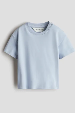 H&M Väljämallinen pimapuuvillainen T-paita