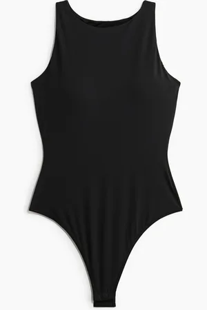 H&M Mikrokuituinen high-neck-stringbody