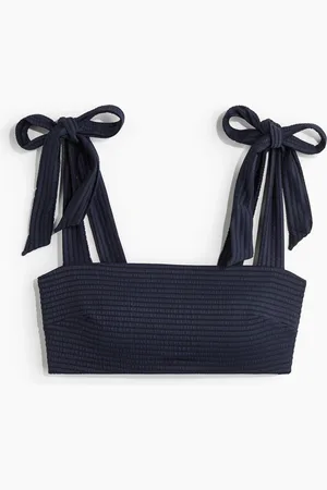 H&M Topattu solmittavaolkaiminen bikinitoppi