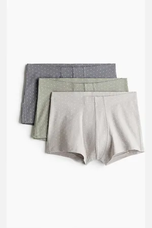 H&M 3 kpl lyhyitä puuvillaisia alushousuja