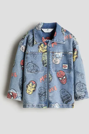 H&M Painokuvioinen denim-päällyspaita