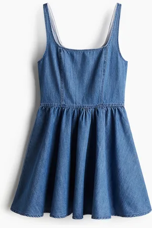 H&M Alaosasta levenevä farkkumekko
