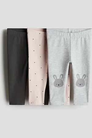 H&M 3 kpl puuvillaisia leggingsejä